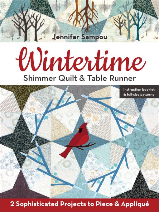 Title details for Wintertime Shimmer Quilt & Table Runner by Jennifer Sampou - Available